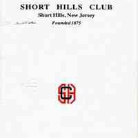 Short Hills Club Directory of Members, 1993