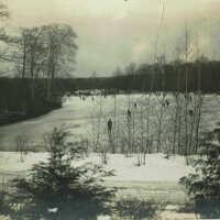 Skating on South Pond