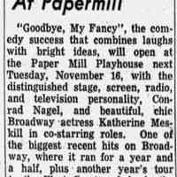          Item, November 11, 1954
   