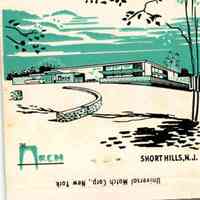 Arch Restaurant: The Arch Restaurant Matchbook Cover