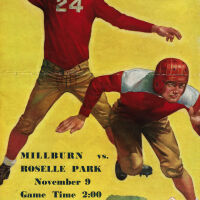 Football: Millburn vs. Roselle Park Program, 1946