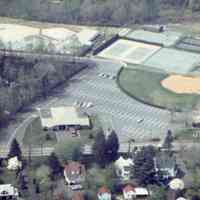 Gero Park: Aerial View of Gero Park and Pool, 1976