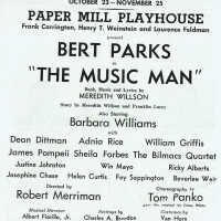          Music Man with Bert Parks, 1961 Paper Mill Playhouse Playbill Program picture number 1
   