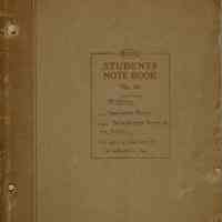 Blood: Marianne Blood Bible School Notebook, 1890s