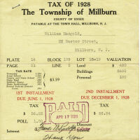          Mangold: Millburn Township Tax Bills, 1917-1947 picture number 4
   