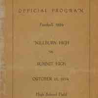          Football: Millburn vs. Summit Program, 1934 picture number 1
   