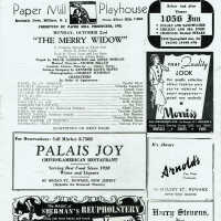 Merry Widow, 1944 Paper Mill Playhouse Program