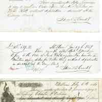          Promissory Notes: November 8, 1858-February 6, 1861
   