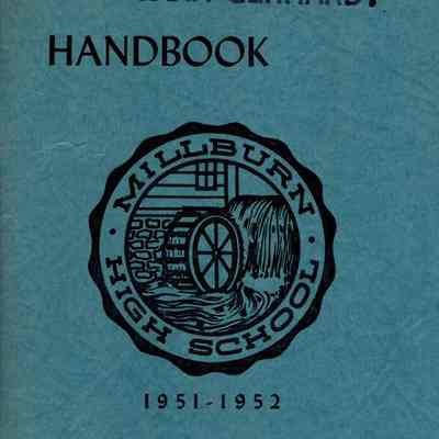 Millburn High School: Handbook, 1951-2