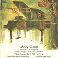 Millburn High School: Spring Instrumental Music Concert Program, 1965