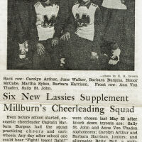          Millburn High School Cheerleaders, 1949 picture number 2
   