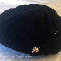 Hat: Lace Lined Saks Fifth Avenue Hat with Gems