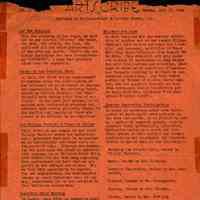 Millburn Art Center: Artscribe Newsletters, 1944