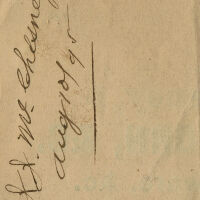          Blood Estate: J.J. McChesney Receipt, September 1895 and letter picture number 3
   