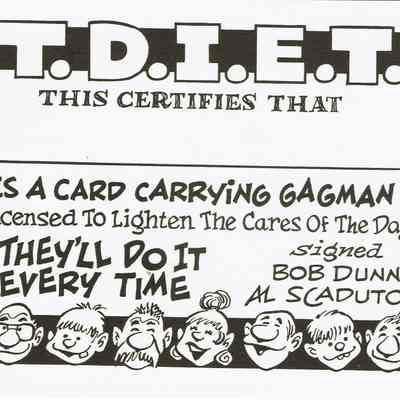 Dunn: Gagman Postcard