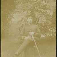 Bosworth: Guy R. Bosworth Seated Outside in Uniform, c. 1917