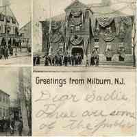Greetings From Millburn, c. 1909