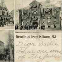          Greetings From Millburn, c. 1909 picture number 1
   