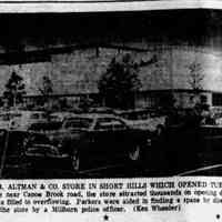          Opening Day of B.Altman, August 30, 1956
   