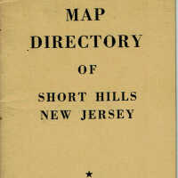 Map Directory of Short Hills, 1939