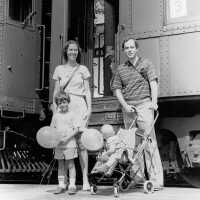 Last Run of the Old Lackawanna Train Cars, August 1984