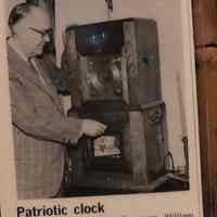          Cassedy: William Cassedy's Patriotic Clock article, 1967 picture number 1
   