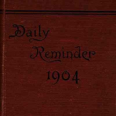 Kellogg: Elizabeth L. Kellogg Diary, 1904