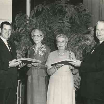 Millburn School Teachers: Averill C. Killey and Anna H. McCollum Retirement, 1956