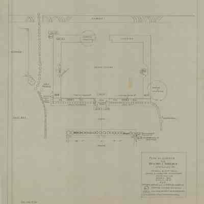 Wodell & Cottrell: Garden Plan for Mr. and Mrs. C. Burgwin, 1945