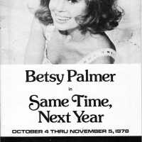 Paper Mill Playhouse Program: Same Time Next Year, 1978