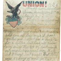          Parsil: Samuel B. Parsil Civil War Letter, May 17, 1863 picture number 1
   