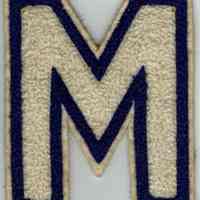 Millburn High School: Varsity Letter "M" patch