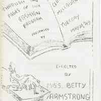 Millburn High School: Through the Pages of Our Fashion Program, 1949