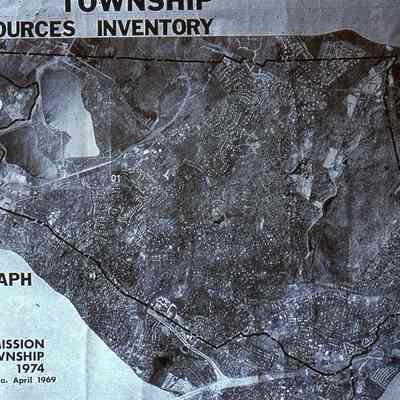 Map: Millburn Township Natural Resources Inventory, Aerial, 1969