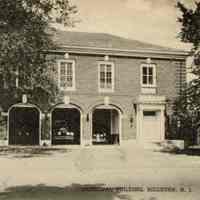 Fire Department: Millburn Fire House, Town Hall, Municipal Building, 1941