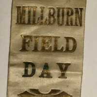 Millburn Field Day Medal, 1928