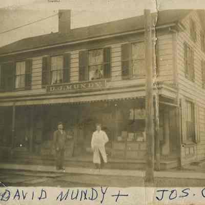 Mundy: D.J. Mundy's Dry Goods Store, c. 1900