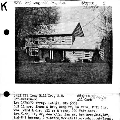 275 LONG HILL DRIVE