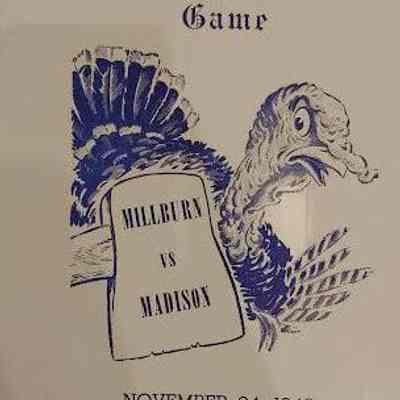 MHS Scrapbook: Turkey Day Football Program November 24, 1949