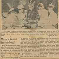 Wyoming School: Thanksgiving Feast at Wyoming School, 1961