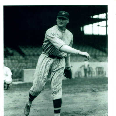 Walter Johnson: 8 x 10" B&W Photograph