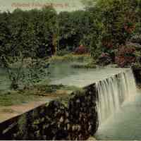 Mill Pond: Falls at Mill Pond, Millburn, 1908