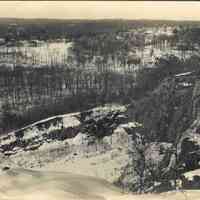 Hartshorn: Cora Hartshorn Photograph of Short Hills from Quarry in South Mountain Reservation