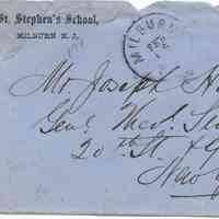 St. Stephens: Envelope addressed to Joseph Hooper from St. Stephen