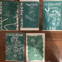 Glenwood School 1946 Graduation Programs