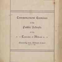          Millburn Public Schools: Commencement Program, 1901 picture number 1
   