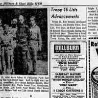          Joy: Ronald Joy with Boy Scout Troop 15, 1954 picture number 2
   