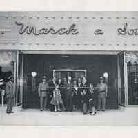 Marsh & Son Opening, 1957