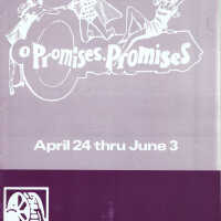 Paper Mill Playhouse Program: Promises, Promises, 1973