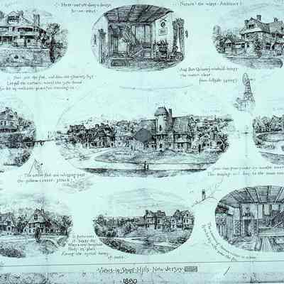 Bates: Views in Short Hills, NJ 1880